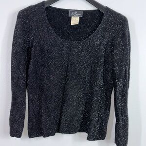 Les Copains couture vintage fuzzy sweater size 10